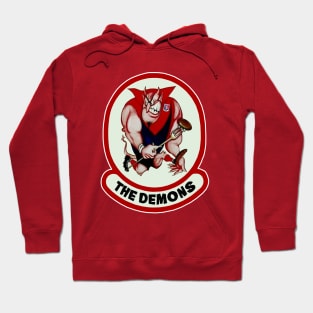 AFL - Melbourne Demons - RETRO STYLE LOGO Hoodie